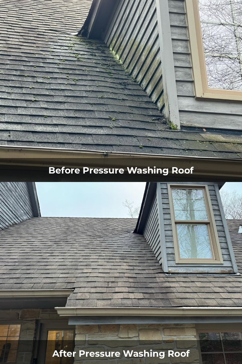 Pressure Washing Roof